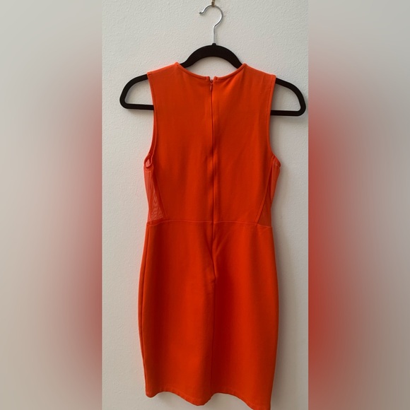 French Connection Reddish Orange Sleeveless Dress - Picture 4 of 9